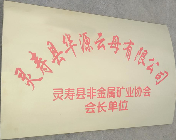 靈壽縣非金屬礦業(yè)協(xié)會(huì)會(huì)長(zhǎng)單位